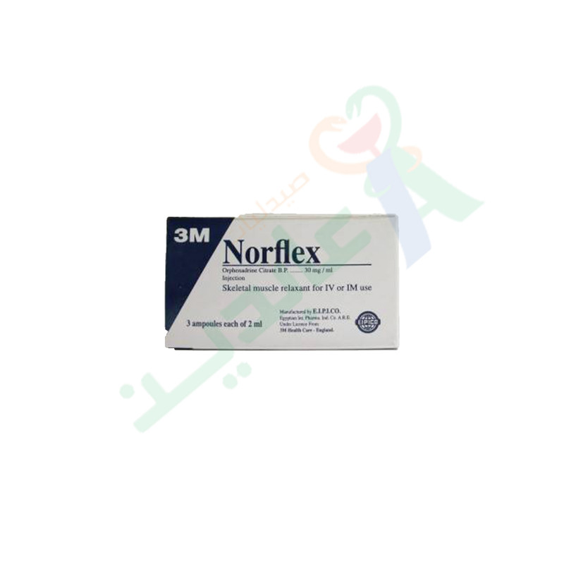 NORFLEX 30 MG 3 AMPULES-- | Abdin Pharmacies